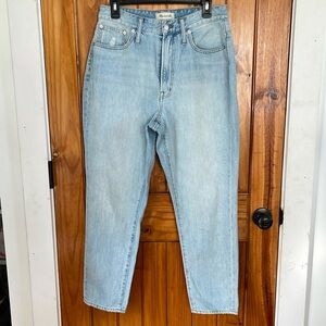 Madewell curvy Perfect Vintage blue denim ankle Jean 30 NWT